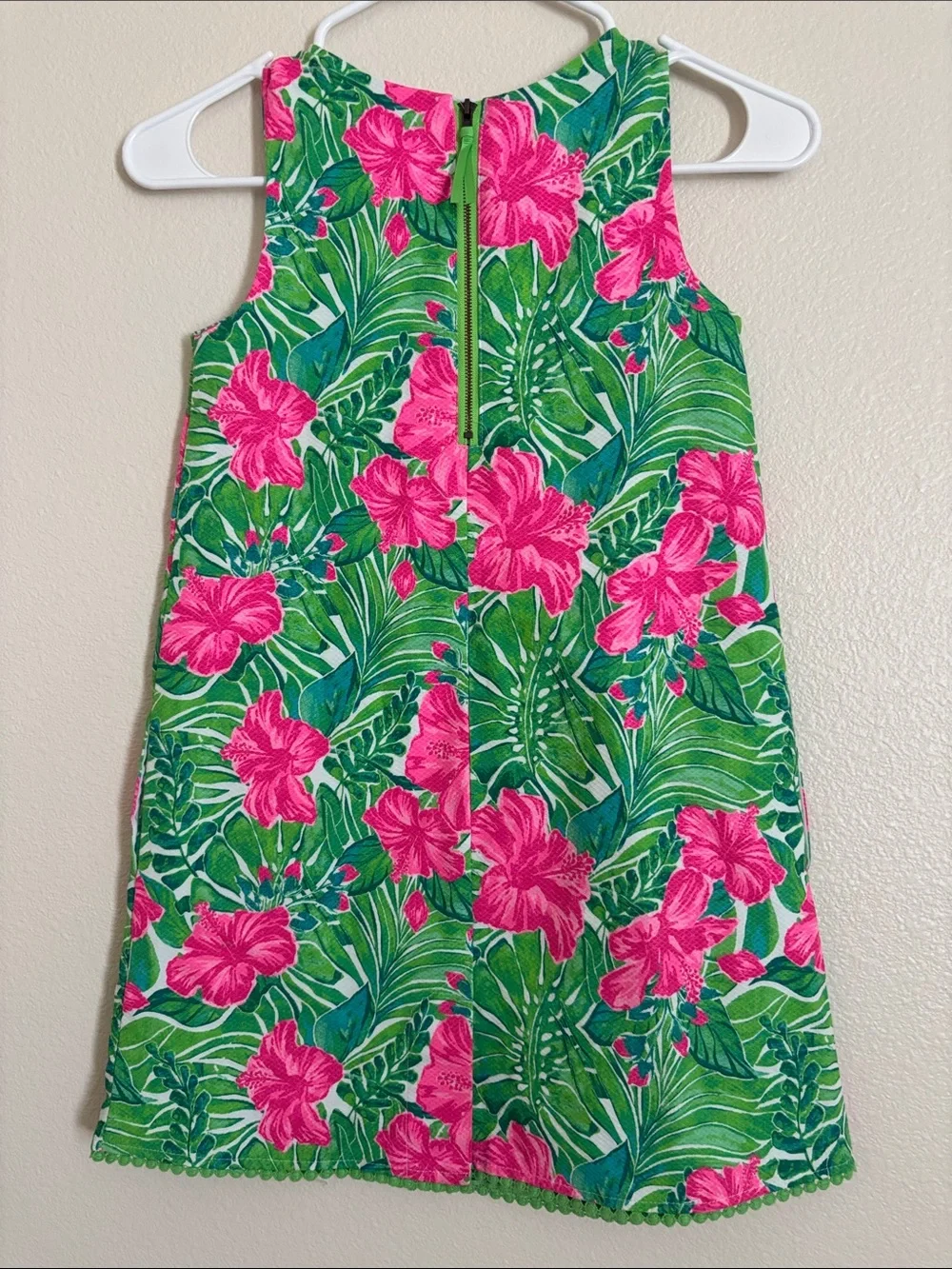 Tommy Bahama Girl’s Tropical Pink Flower Dress Size 8